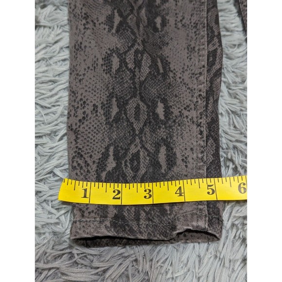 Kensie Jeans Effortless Ankle Womens Size 10/30 10 Mid Rise Snake Skin Print - Picture 13 of 13